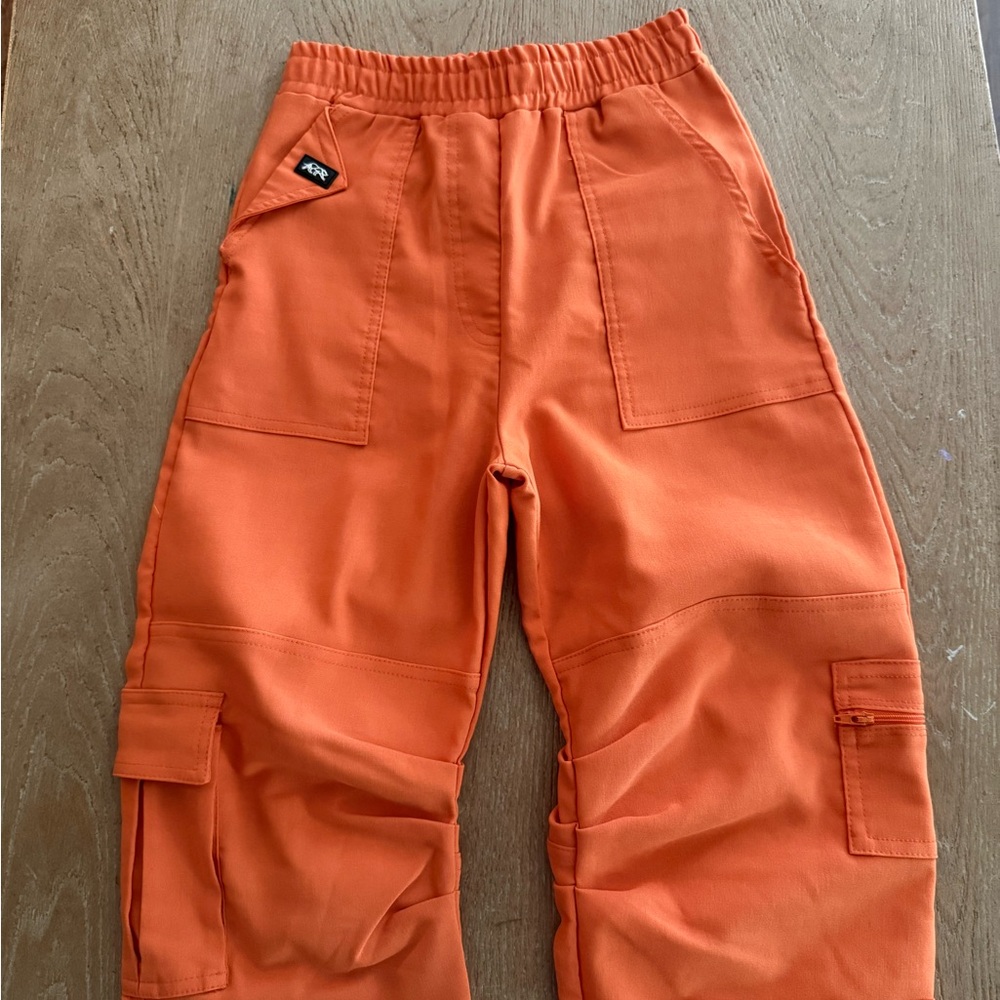 Tiger Friday Orange Cargo Pants